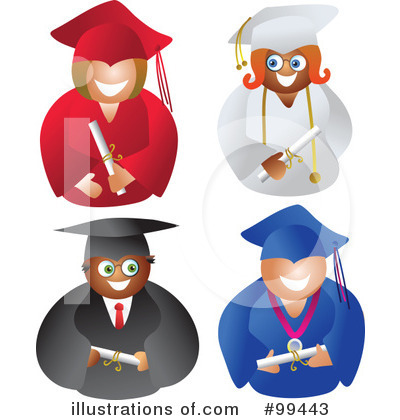 Royalty-Free (RF) Graduate Clipart Illustration by Prawny - Stock Sample #99443