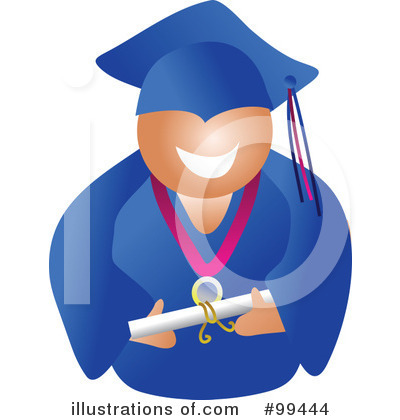 Royalty-Free (RF) Graduate Clipart Illustration by Prawny - Stock Sample #99444