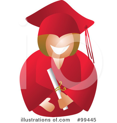 Royalty-Free (RF) Graduate Clipart Illustration by Prawny - Stock Sample #99445