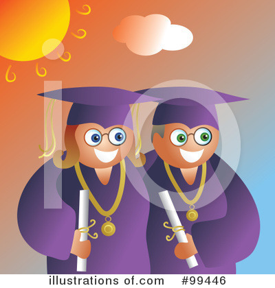 Royalty-Free (RF) Graduate Clipart Illustration by Prawny - Stock Sample #99446