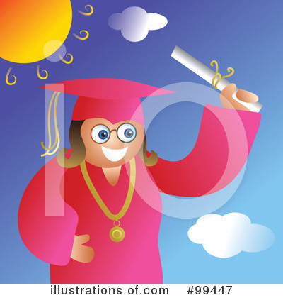 Royalty-Free (RF) Graduate Clipart Illustration by Prawny - Stock Sample #99447