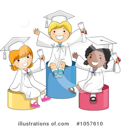 Royalty-Free (RF) Graduation Clipart Illustration by BNP Design Studio - Stock Sample #1057610