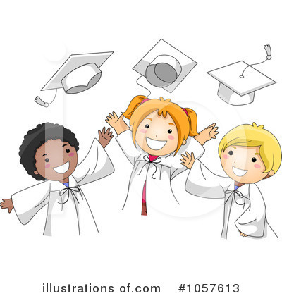 Royalty-Free (RF) Graduation Clipart Illustration by BNP Design Studio - Stock Sample #1057613