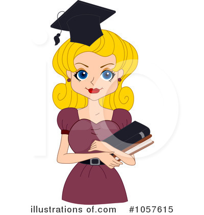 Royalty-Free (RF) Graduation Clipart Illustration by BNP Design Studio - Stock Sample #1057615