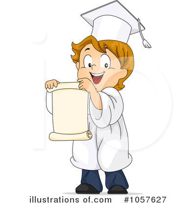 Royalty-Free (RF) Graduation Clipart Illustration by BNP Design Studio - Stock Sample #1057627