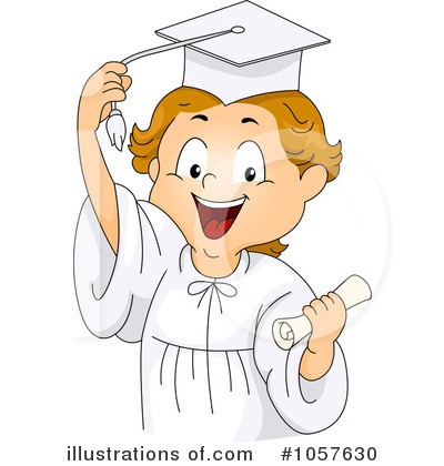 Royalty-Free (RF) Graduation Clipart Illustration by BNP Design Studio - Stock Sample #1057630