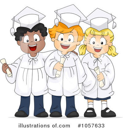 Royalty-Free (RF) Graduation Clipart Illustration by BNP Design Studio - Stock Sample #1057633