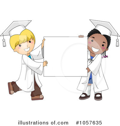 Royalty-Free (RF) Graduation Clipart Illustration by BNP Design Studio - Stock Sample #1057635