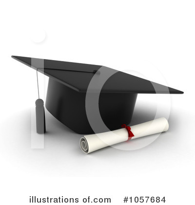 Royalty-Free (RF) Graduation Clipart Illustration by BNP Design Studio - Stock Sample #1057684
