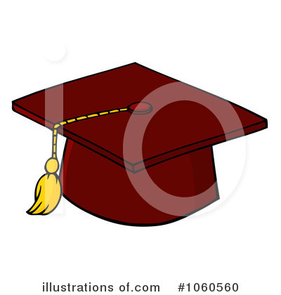 Graduation Cap Clipart #1060560 by Hit Toon