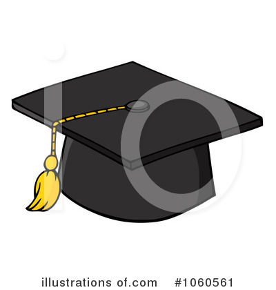Graduation Cap Clipart #1060561 by Hit Toon