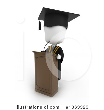 Royalty-Free (RF) Graduation Clipart Illustration by BNP Design Studio - Stock Sample #1063323