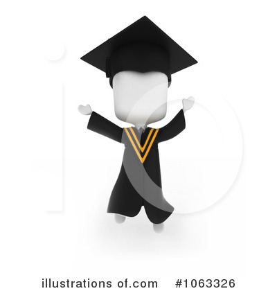 Royalty-Free (RF) Graduation Clipart Illustration by BNP Design Studio - Stock Sample #1063326