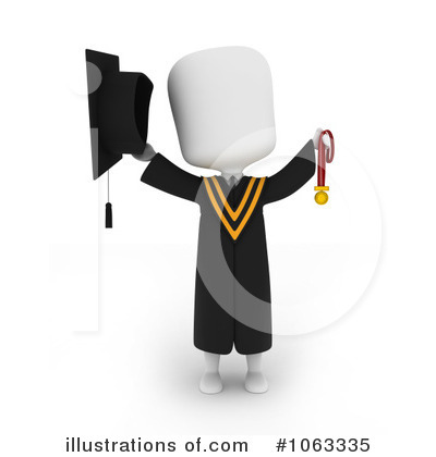 Royalty-Free (RF) Graduation Clipart Illustration by BNP Design Studio - Stock Sample #1063335