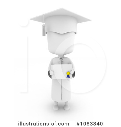 Royalty-Free (RF) Graduation Clipart Illustration by BNP Design Studio - Stock Sample #1063340