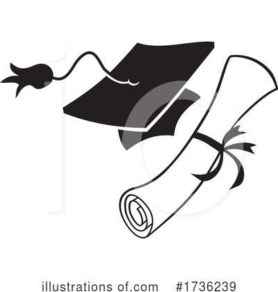 Royalty-Free (RF) Graduation Clipart Illustration by Johnny Sajem - Stock Sample #1736239
