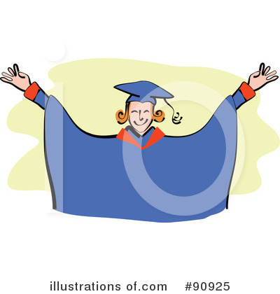 Royalty-Free (RF) Graduation Clipart Illustration by Prawny - Stock Sample #90925