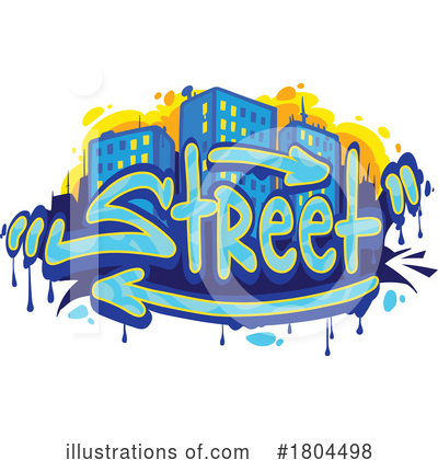 Royalty-Free (RF) Graffiti Clipart Illustration by Vector Tradition SM - Stock Sample #1804498