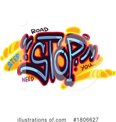 Royalty-Free (RF) Graffiti Clipart Illustration by Vector Tradition SM - Stock Sample #1806627