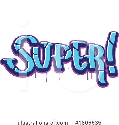 Royalty-Free (RF) Graffiti Clipart Illustration by Vector Tradition SM - Stock Sample #1806635