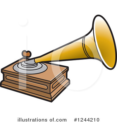 Gramophone Clipart #1244210 by Lal Perera