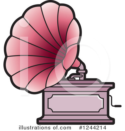 Gramophone Clipart #1244214 by Lal Perera