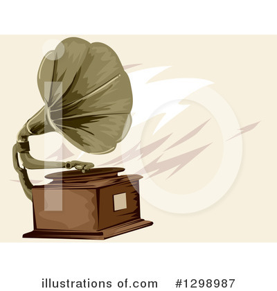 Gramophone Clipart #1298987 by BNP Design Studio