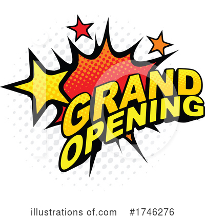 Grand Opening Clipart #1746276 by Vector Tradition SM