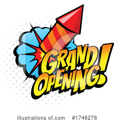 Grand Opening Clipart #1746278 by Vector Tradition SM