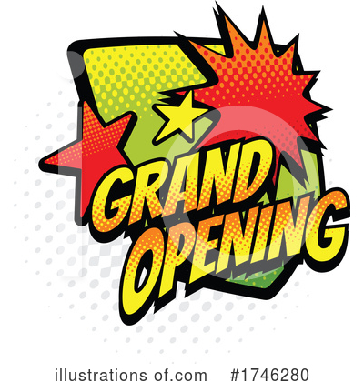 Grand Opening Clipart #1746280 by Vector Tradition SM