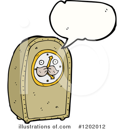 Royalty-Free (RF) Grandfather Clock Clipart Illustration by lineartestpilot - Stock Sample #1202012