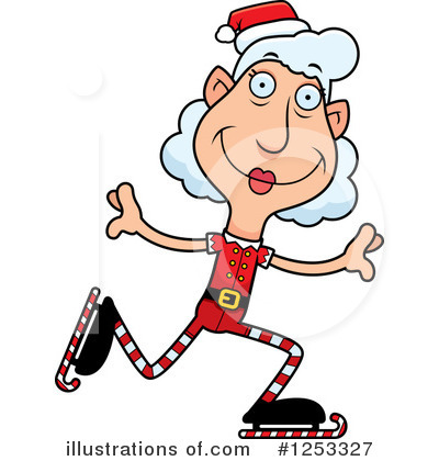Royalty-Free (RF) Grandma Elf Clipart Illustration by Cory Thoman - Stock Sample #1253327