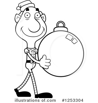 Royalty-Free (RF) Grandpa Elf Clipart Illustration by Cory Thoman - Stock Sample #1253304