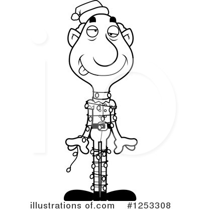 Royalty-Free (RF) Grandpa Elf Clipart Illustration by Cory Thoman - Stock Sample #1253308