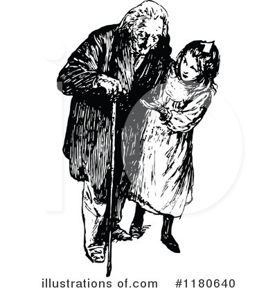 Royalty-Free (RF) Grandparents Clipart Illustration by Prawny Vintage - Stock Sample #1180640