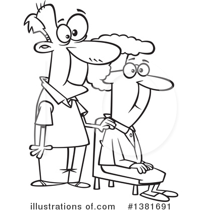 Royalty-Free (RF) Grandparents Clipart Illustration by toonaday - Stock Sample #1381691