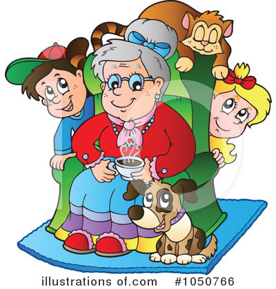 Royalty-Free (RF) Granny Clipart Illustration by visekart - Stock Sample #1050766