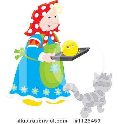 Royalty-Free (RF) Granny Clipart Illustration by Alex Bannykh - Stock Sample #1125459