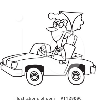 Royalty-Free (RF) Granny Clipart Illustration by toonaday - Stock Sample #1129096