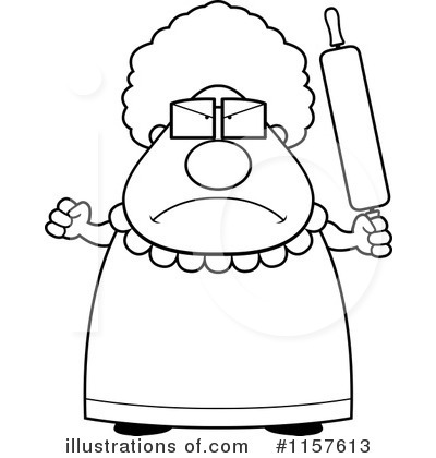 Royalty-Free (RF) Granny Clipart Illustration by Cory Thoman - Stock Sample #1157613