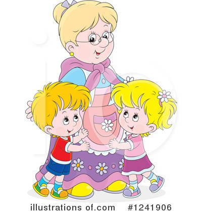 Royalty-Free (RF) Granny Clipart Illustration by Alex Bannykh - Stock Sample #1241906