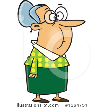 Royalty-Free (RF) Granny Clipart Illustration by toonaday - Stock Sample #1364751
