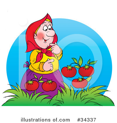 Royalty-Free (RF) Granny Clipart Illustration by Alex Bannykh - Stock Sample #34337