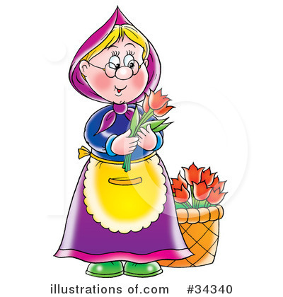 Royalty-Free (RF) Granny Clipart Illustration by Alex Bannykh - Stock Sample #34340
