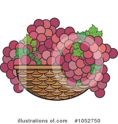 Royalty-Free (RF) Grapes Clipart Illustration by Lal Perera - Stock Sample #1052750