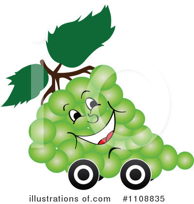 Royalty-Free (RF) Grapes Clipart Illustration by Andrei Marincas - Stock Sample #1108835