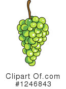 Grapes Clipart #1246843 by Vector Tradition SM