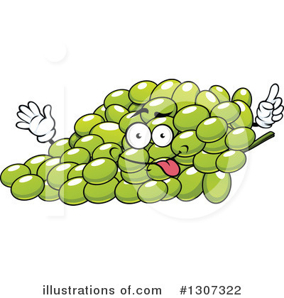 Royalty-Free (RF) Grapes Clipart Illustration by Vector Tradition SM - Stock Sample #1307322
