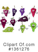 Grapes Clipart #1361276 by Vector Tradition SM