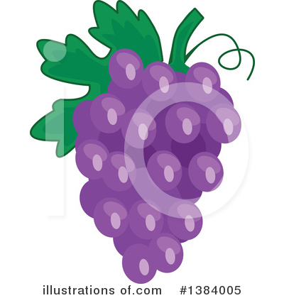 Royalty-Free (RF) Grapes Clipart Illustration by BNP Design Studio - Stock Sample #1384005